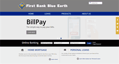 Desktop Screenshot of firstbankblueearth.com